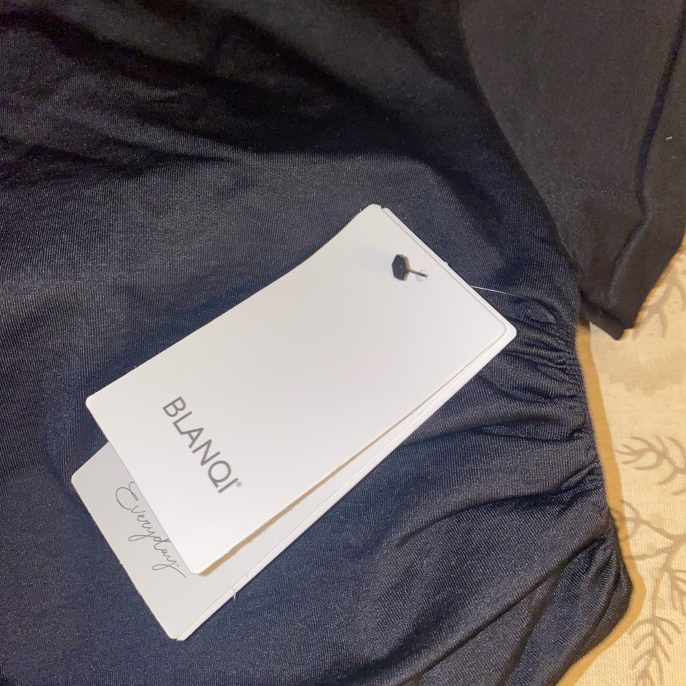 NWT BLANQI EVERYDAY BLACK CAP SLEEVE MIDI MATERNITY DRESS💕🖤💖 SIZE SMALL - Picture 7 of 10